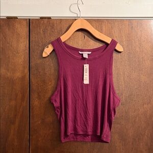 Victoria's Secret Plum Maroon Crop Tank